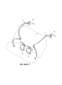 898102F600RU-BELT-B 3RD, RH