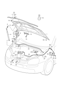 5K0823031G-Frt hatch cover:
