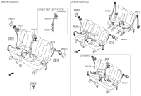 898101D800RU-S/BELT ASSY-FRT P/T 3PT,LH