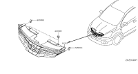 623101YP0A-GRILLE RADIATOR