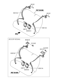 898100S000RU-S/BELT ASSY-RR LH