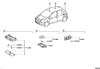 812600D100B0-BOX ASSY, ROOF CONSO