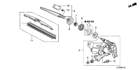 76720STXA01-ARM REAR WIPER