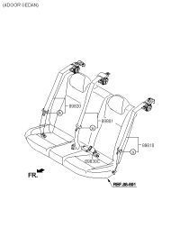 89810H2000WK-S/BELT ASSY-RR,LH