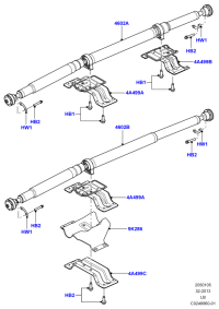LR006959-Shaft assy-drive