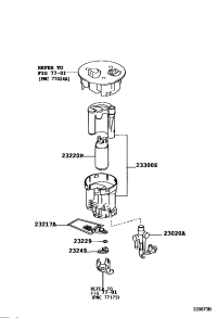 2302070010-REGULATOR ASSY, FUEL PRESSURE W/JET PUMP