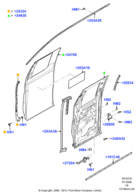9L3Z1525324B-GASKET,W.PUMP INLET
