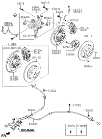 584112M700-Disc assy-rr brake