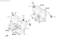 89810B8000RYN-S/BELT ASSY-RR LH