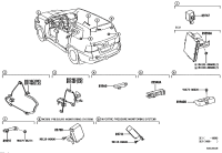 897B060030-Electrical key & receiver assy