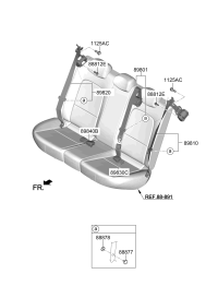 89810R9100NNB-S/BELT ASSY-RR,LH