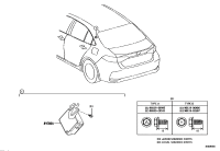897B002110-Electrical key & receiver assy