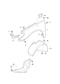 5GD805911E-WHEEL HOUS/VW /BORA/1998