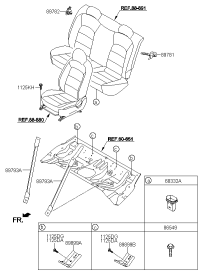 897904V000-Rail assy-luggage compartment rr