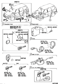 8907060242-TRANSMITTER ASSY, DOOR CONTROL