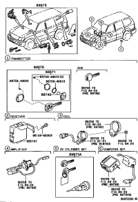 8907060130-TRANSMITTER ASSY, DOOR CONTROL