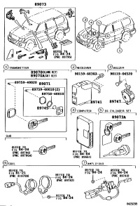 8907160010-MODULE SET, TRANSMITTER SUB-ASSY, DOOR CONTROL