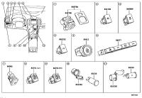 848700T020B0-SWITCH, OUTER MIRROR