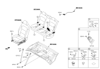 89790F0000-BAR ASSY-RR S/BACK LH