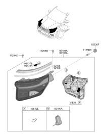 92101Q2500-LAMP ASSY-HEAD,LH
