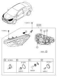 92101A7240-LAMP ASSY-HEAD,LH