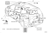 8493028150-SWITCH ASSY, DOOR CONTROL