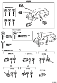 89742AE020-TRANSMITTER, DOOR CONTROL