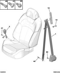 8975VG-S/belt w/pretensioner
