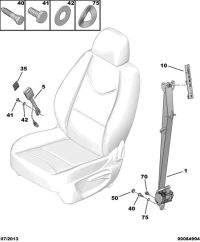 8975XX-S/belt w/pretensioner