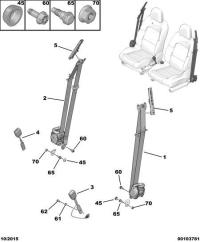 8978KZ-HEIGHT ADSUSTER-SEAT BELT
