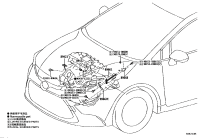 8966702660-Bracket, engine control computer, no.1