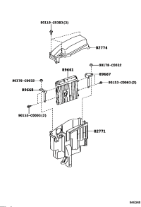 8277130080-BOX, ENGINE ROOM ECU