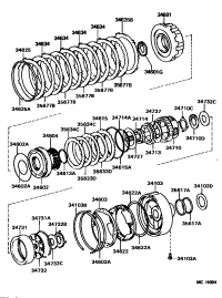 3473730030-WASHER, OVERDRIVE PLANETARY GEAR THRUST, NO.3