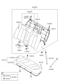 893000Q030AFG-BACK ASSY-RR SEAT