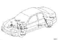 8954307010-SENSOR, SPEED, FRONT LH