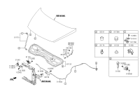 81130A4000-LATCH ASSY HOOD