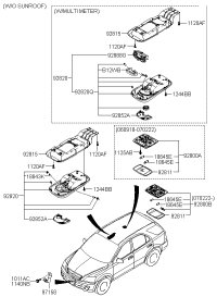 928503E500FC-LAMP ASSY-ROOM