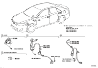 8954206060-SENSOR, SPEED, FRONT RH