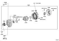 2706030130-ALTERNATOR, 12V 80A 4PK, TOYOTA