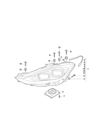 5DL941029-LED HEADLIGHT/718 BOXTER