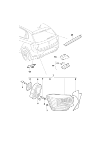 22D945257-Holder assy-lamp