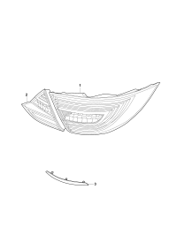 3TD945095A-TAILLIGHT