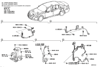 895160N070-Wire, skid control sensor, front rh