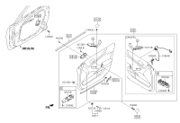 826193R000WK-CAP-FR DR I/S,LH
