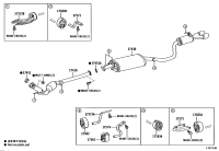 17430F0400-PIPE ASSY, EXHAUST, TAIL