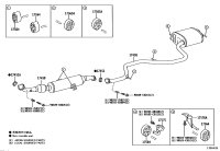 17430F2240-PIPE ASSY, EXHAUST, TAIL