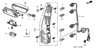 33501S9AG00-LAMP UNIT R