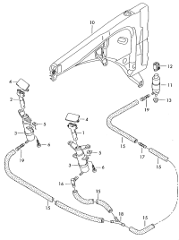 7L6955103A-HEADLIGHT WASHING JET LH