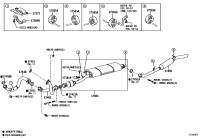 1757131190-BRACKET, EXHAUST PIPE SUPPORT, NO.1