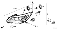 33150T2AH01-Lamp assy-head lh